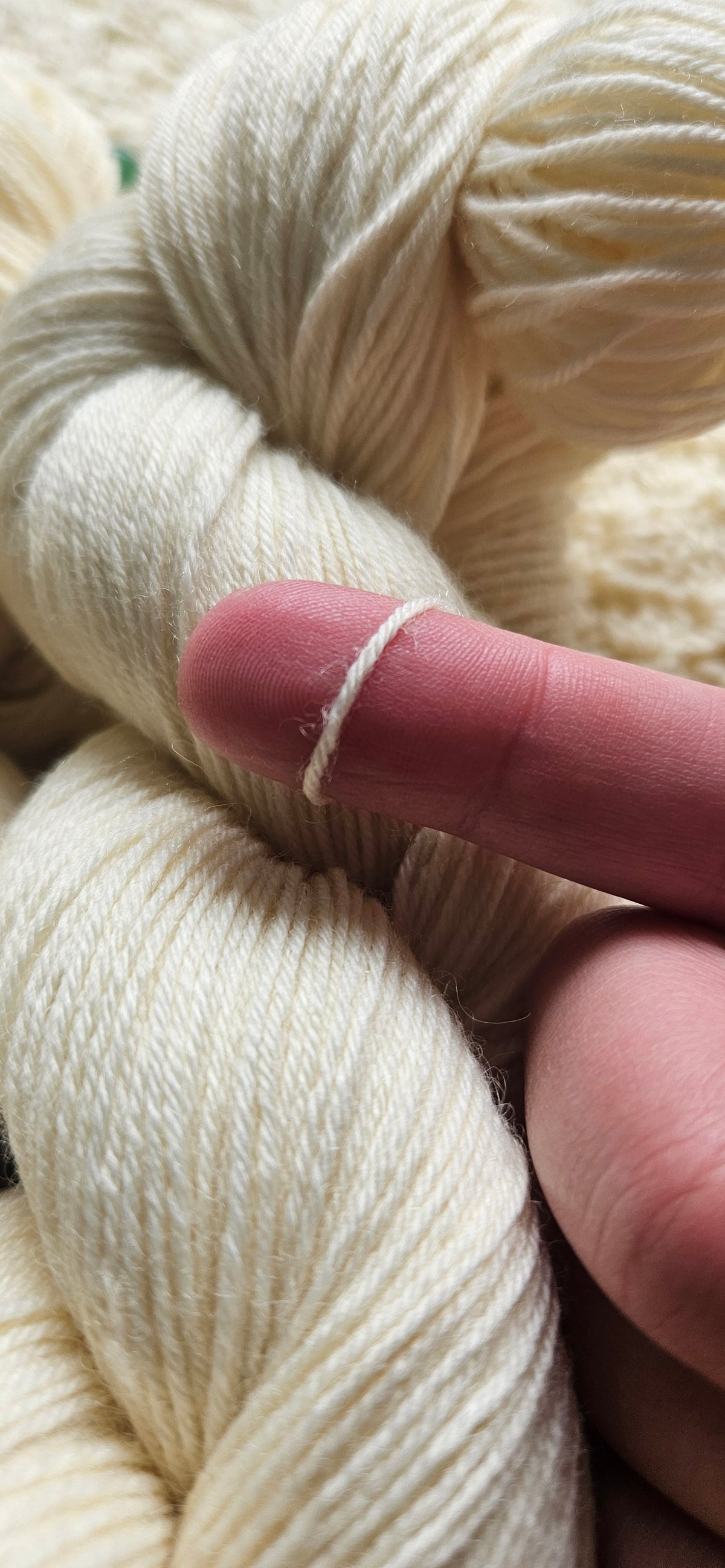 Undyed BFL Sock
