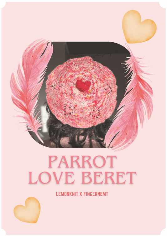 Parrot Love Beret (ENG) | Strikkekit