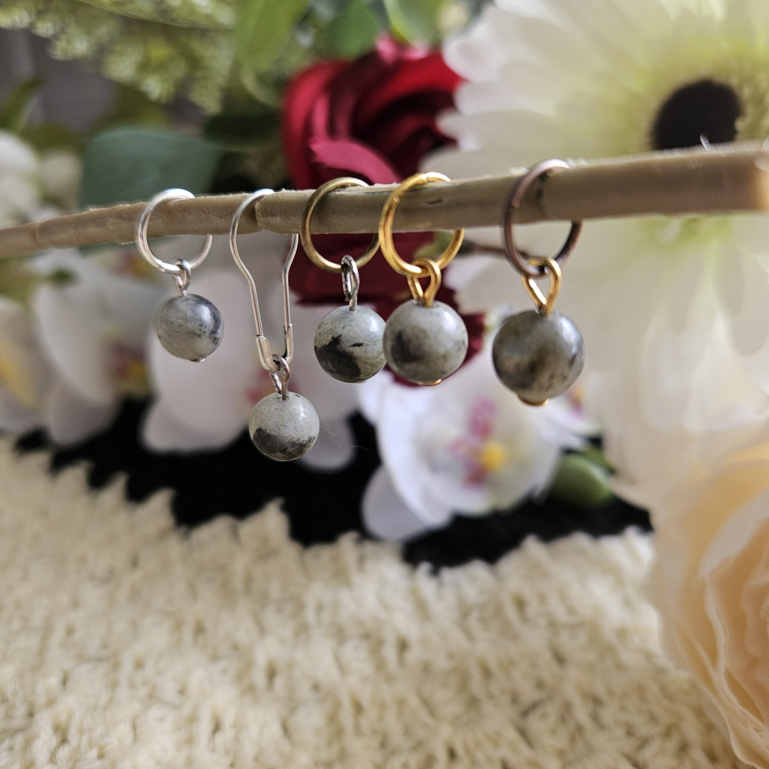 Grå Labradorit Maskemarkører