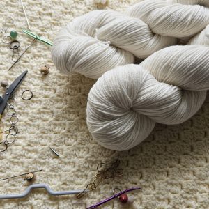 Ufarvet Merino 4ply